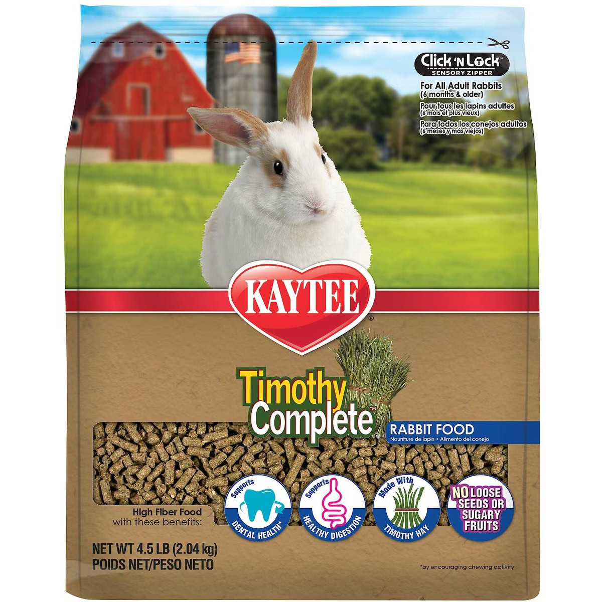 Kaytee Timothy Complete Pelleted Rabbit Food