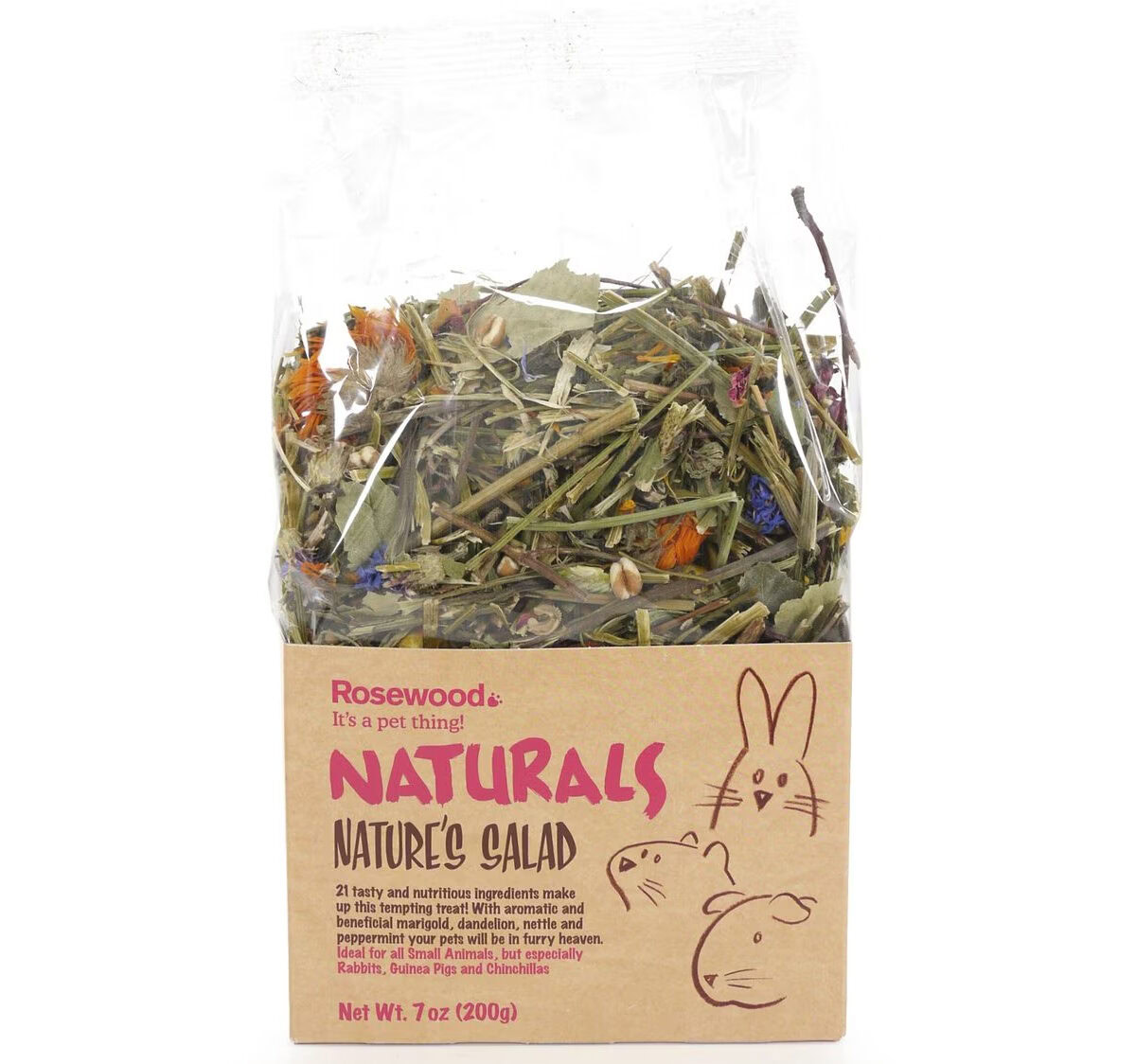 Rosewood Nature's Salad Rabbit Treats