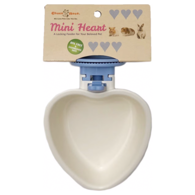 Choco Nose Mini Heart Locking Small Pet Feeding Bowl