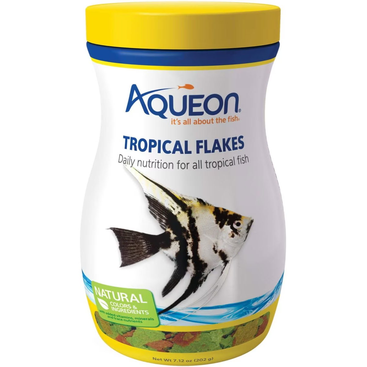Aqueon Tropical Flakes Freshwater Fish Food 