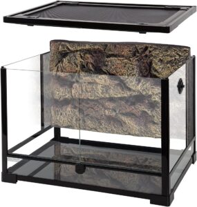 REPTI ZOO Large Reptile Glass Terrarium Tank