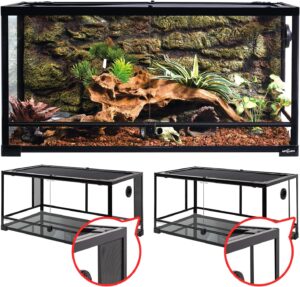 REPTI ZOO Reptile Glass Tank Terrarium