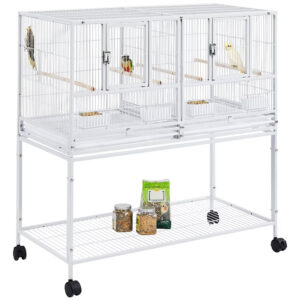 Yaheetech Stackable Wide Divided Breeder Bird Cage