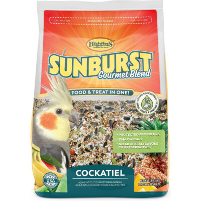 Higgins Sunburst Gourmet Blend Cockatiel Bird Food