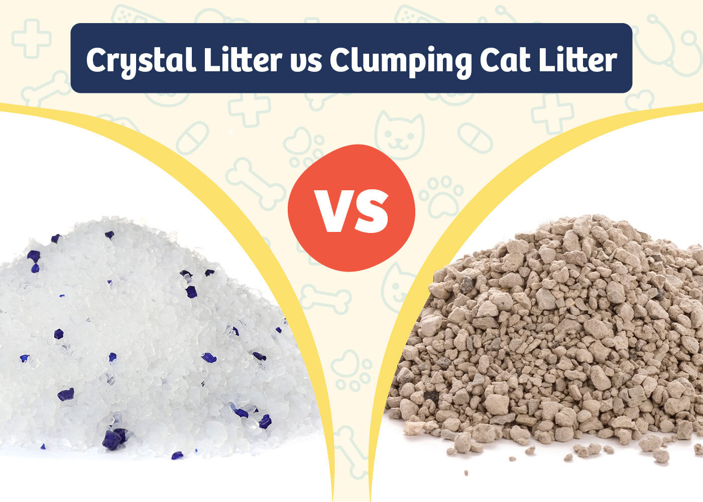 PangoVet_Product VS Product_Crystal Litter vs Clumping Cat Litter