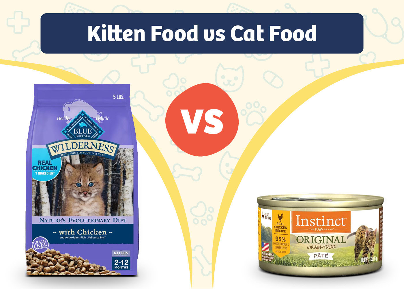 PangoVet_Product VS Product_Kitten Food vs Cat Food