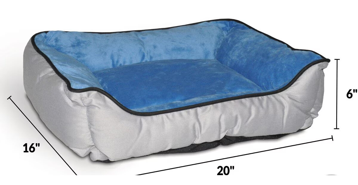 K&H Pet Products Self-Warming Bolster Cat Bed