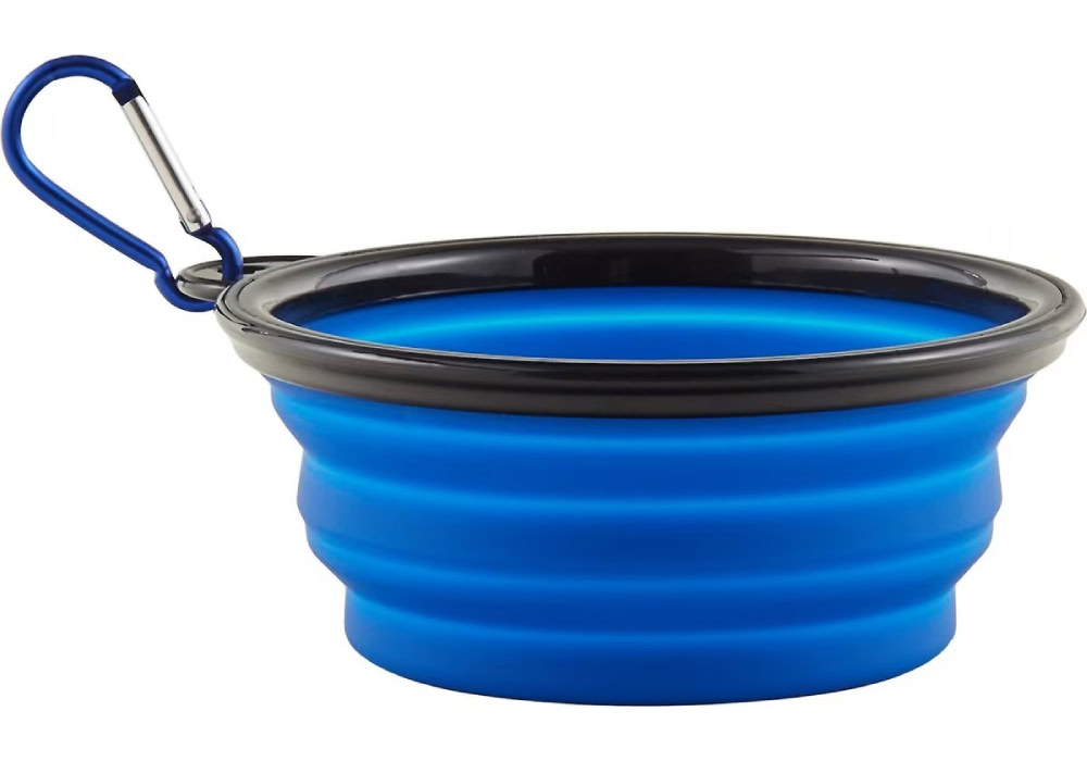 Mr. Peanut's Premium Collapsible Non-Skid Silicone Dog & Cat Bowls