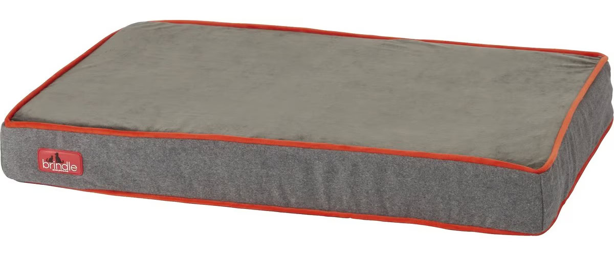 Brindle Waterproof Orthopedic Pillow Cat & Dog Bed with Removable Cover