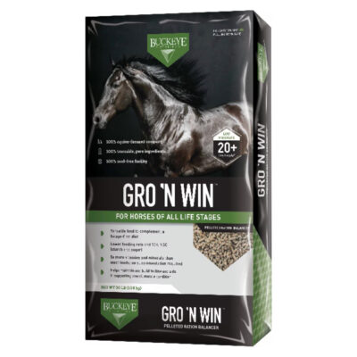 Buckeye Nutrition Gro ‘N Win Pelleted Horse Feed