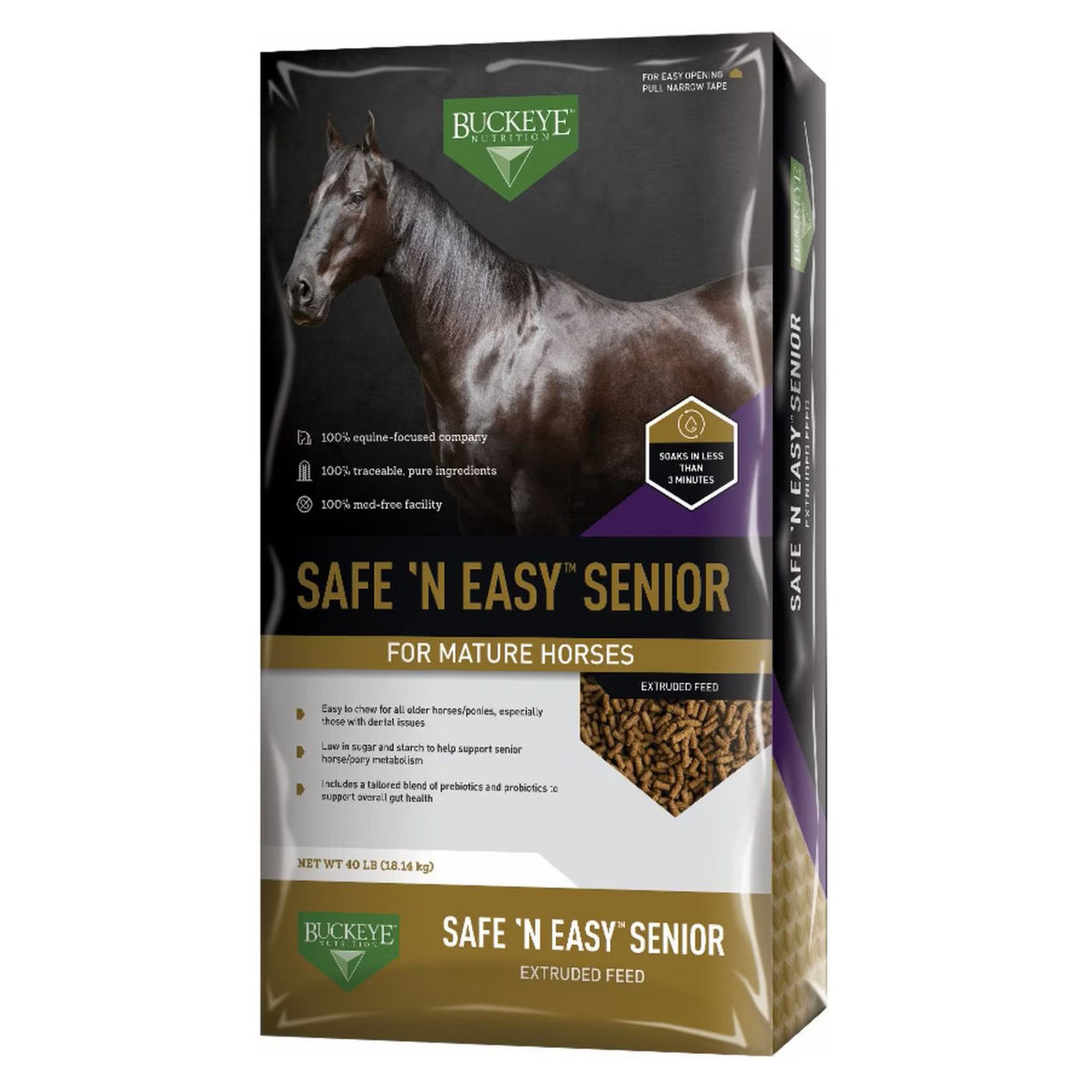 Buckeye Nutrition Safe N' Easy Senior Horse Feed