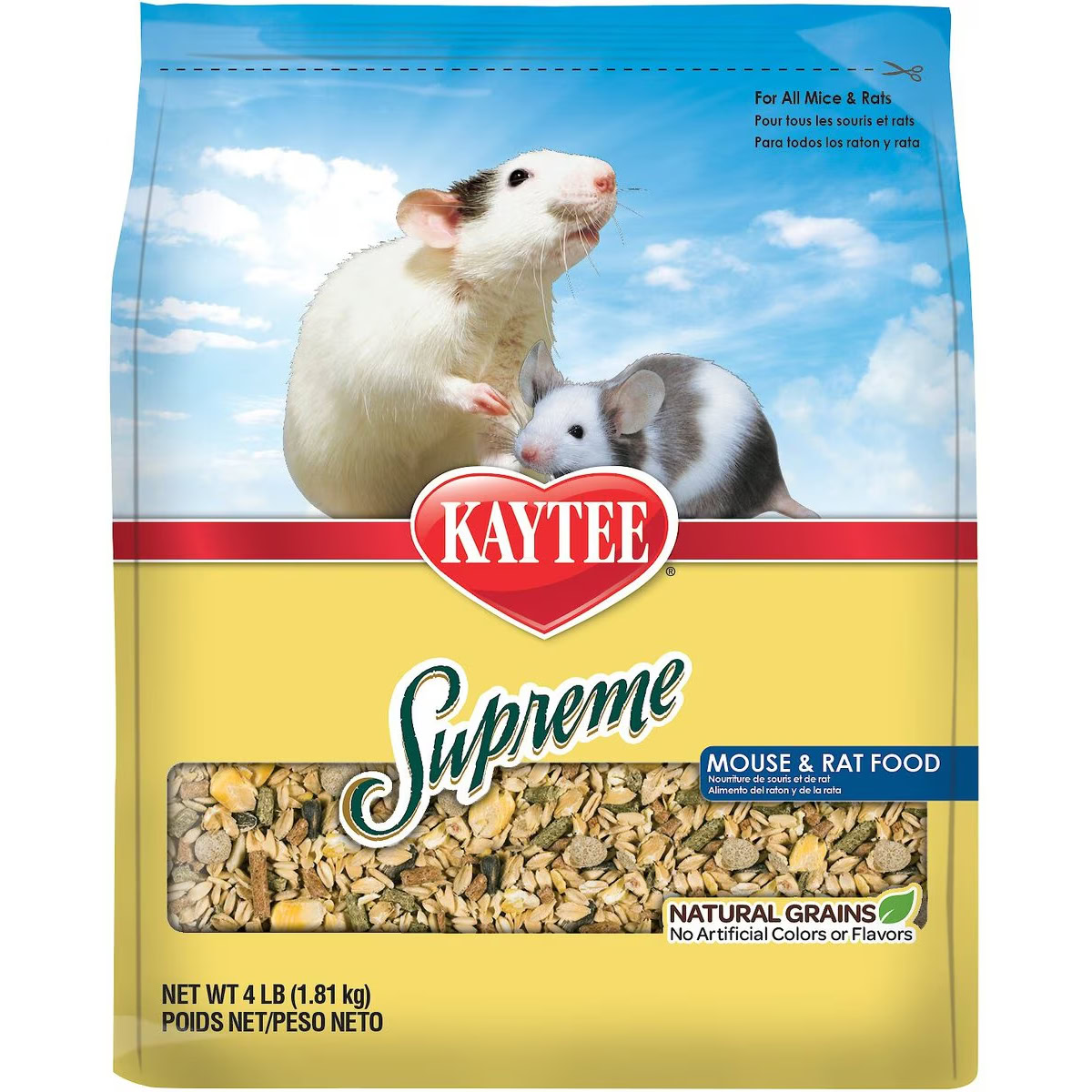 Kaytee Supreme Fortified Daily Diet Rat Food