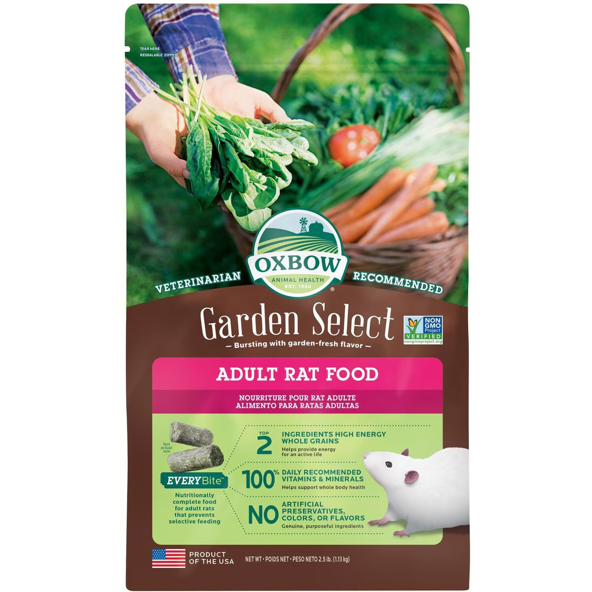 Oxbow Garden Select Adult Rat Food