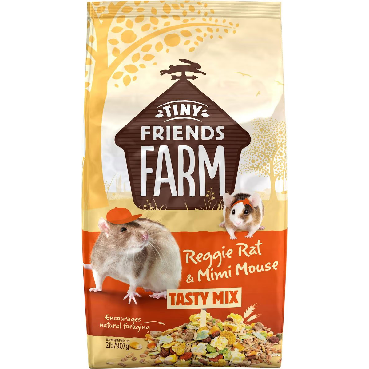 Tiny Friends Farm Reggie Rat & Mimi Mouse Food
