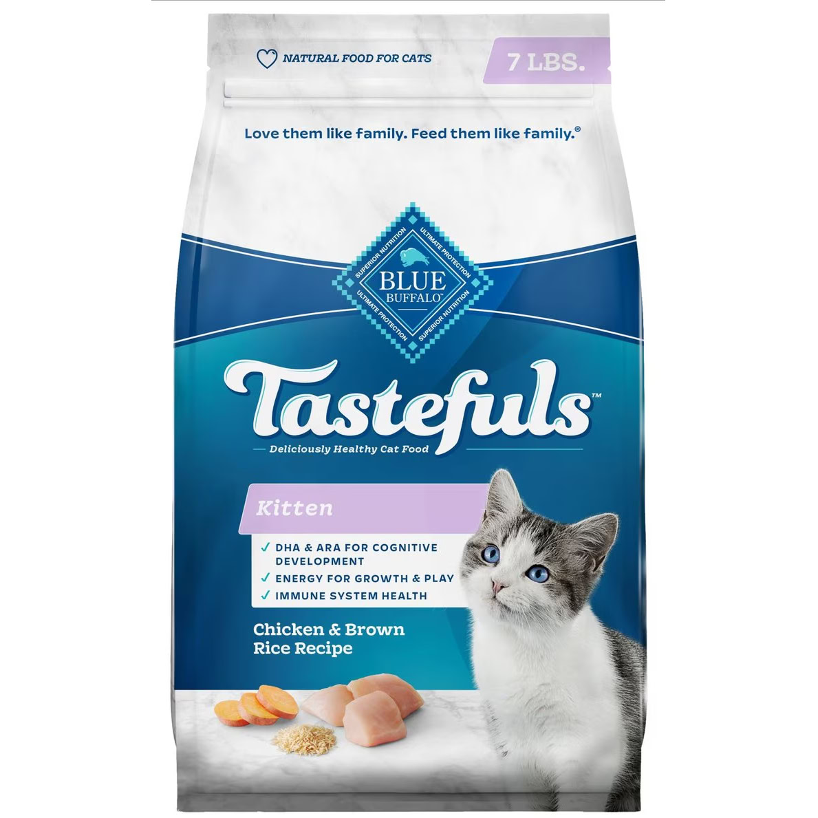 Blue Buffalo Tastefuls Kitten Chicken Recipe Dry Cat Food