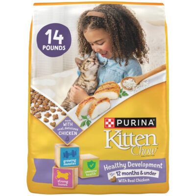 Chow Nurture Muscle Dry Kitten Food