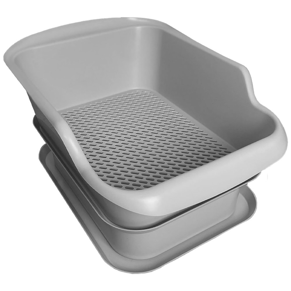 Mr. Catman Wood & Pine Pellet Cat Sifting Litter Box