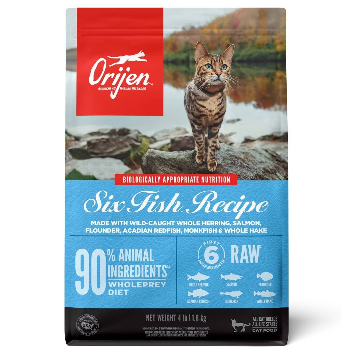 Orijen Six Fish Grain-Free Dry Cat Food