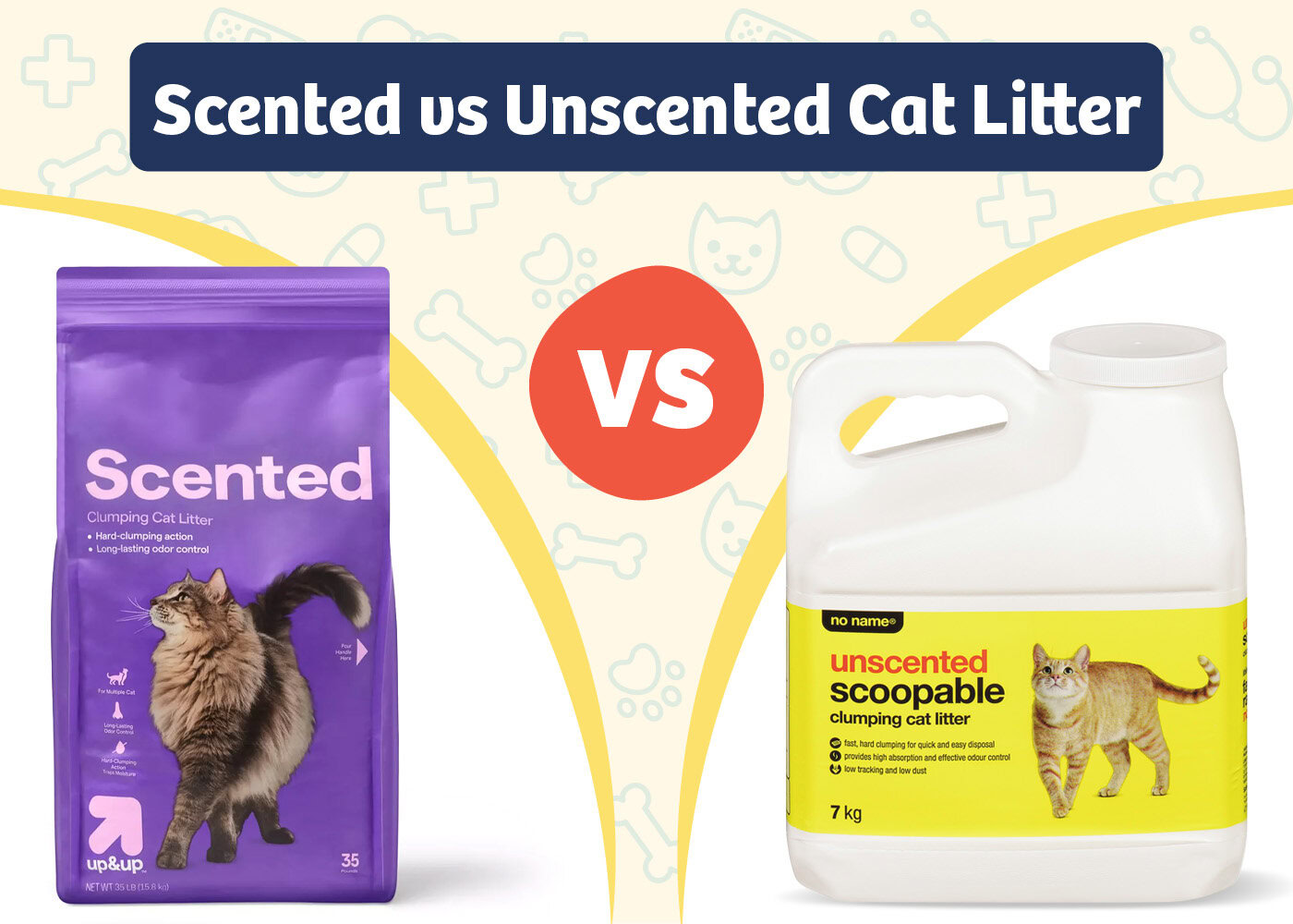 PangoVet_Product VS Product_Scented vs Unscented Cat Litter
