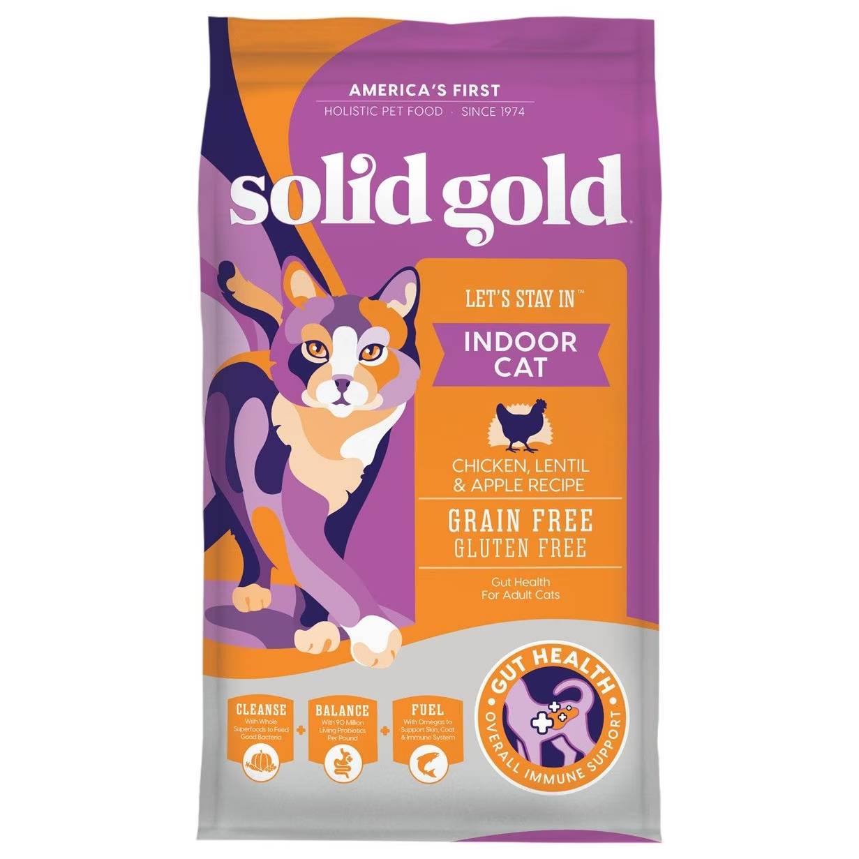 Solid Gold Let's Stay In Chicken, Lentil & Apple Cat Food