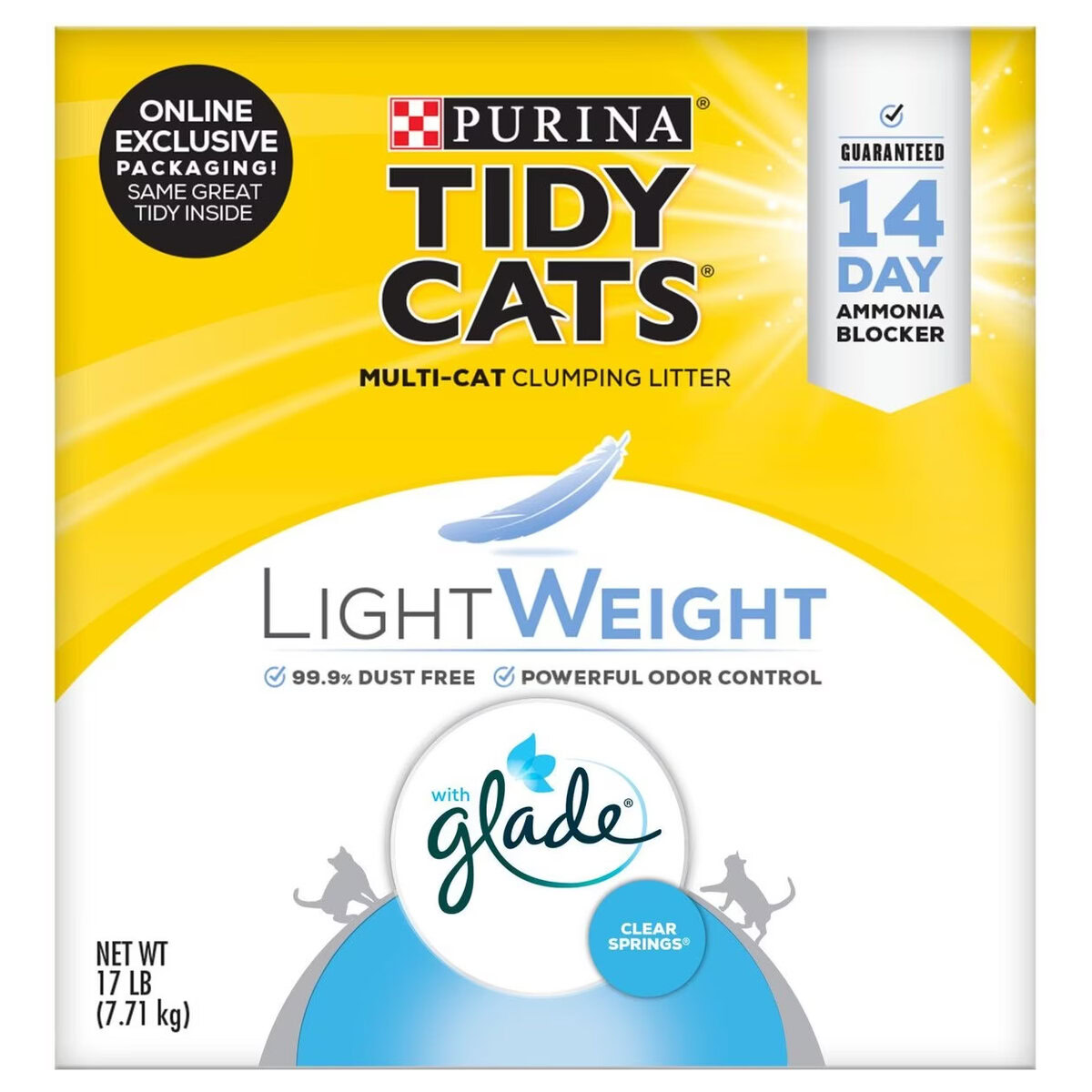 Tidy Cats Lightweight Glade Scented Clumping Clay Cat Litter