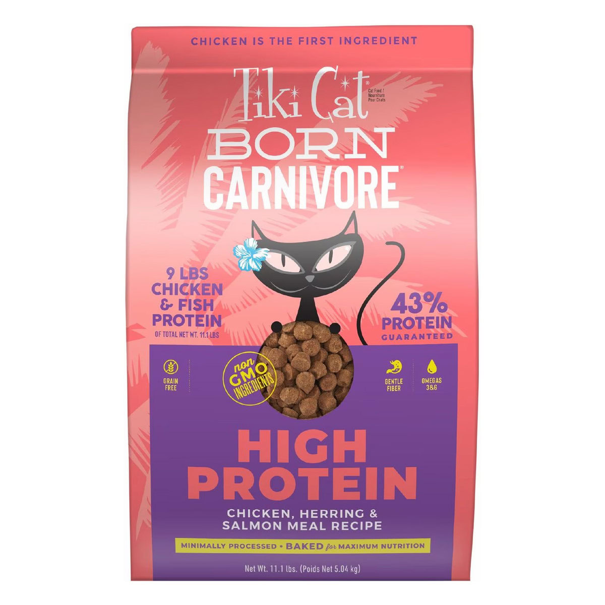 Tiki Cat Born Carnivore Chicken & Herring Grain-Free Dry Cat Food