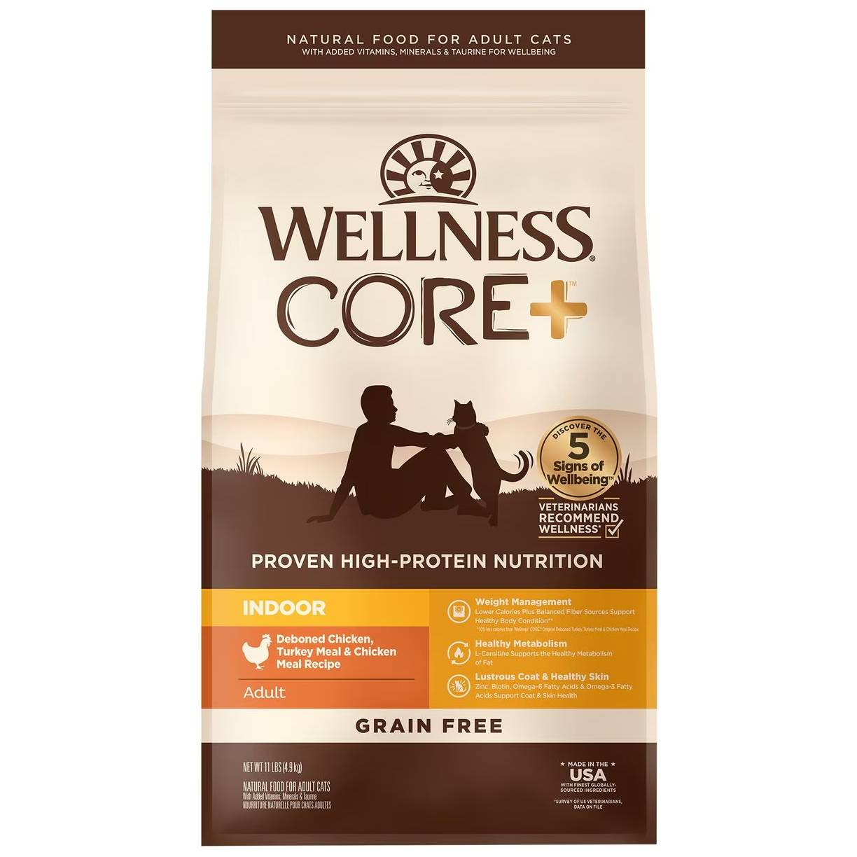 Wellness CORE Grain-Free Indoor Formula Cat Food