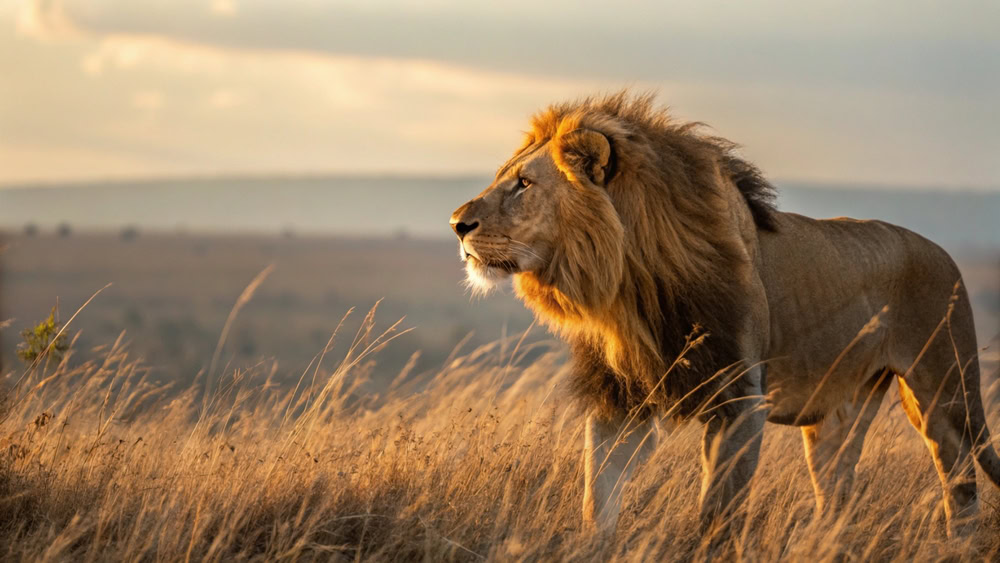 majestic lion