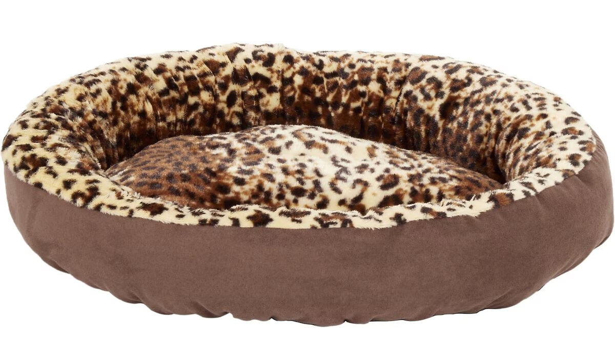 Aspen Round Bolster Cat Bed
