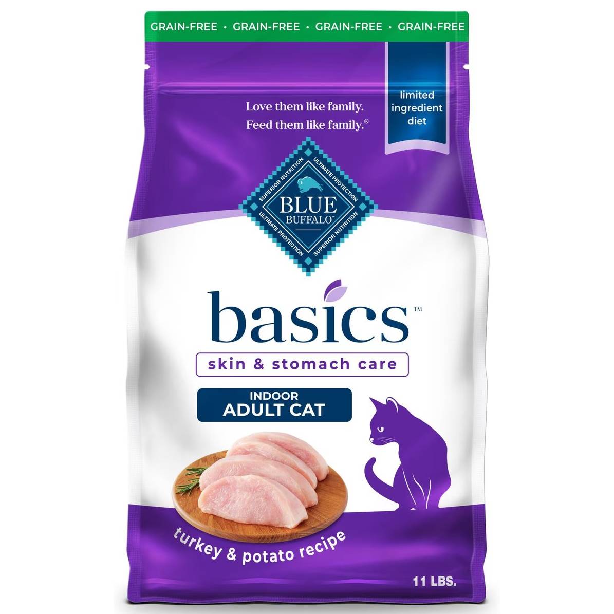 Blue Buffalo Basics Limited Ingredient Dry Cat Food