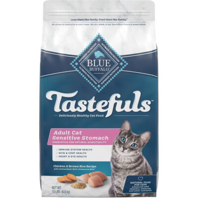 Blue Buffalo Tastefuls Sensitive Stomach Dry Cat Food