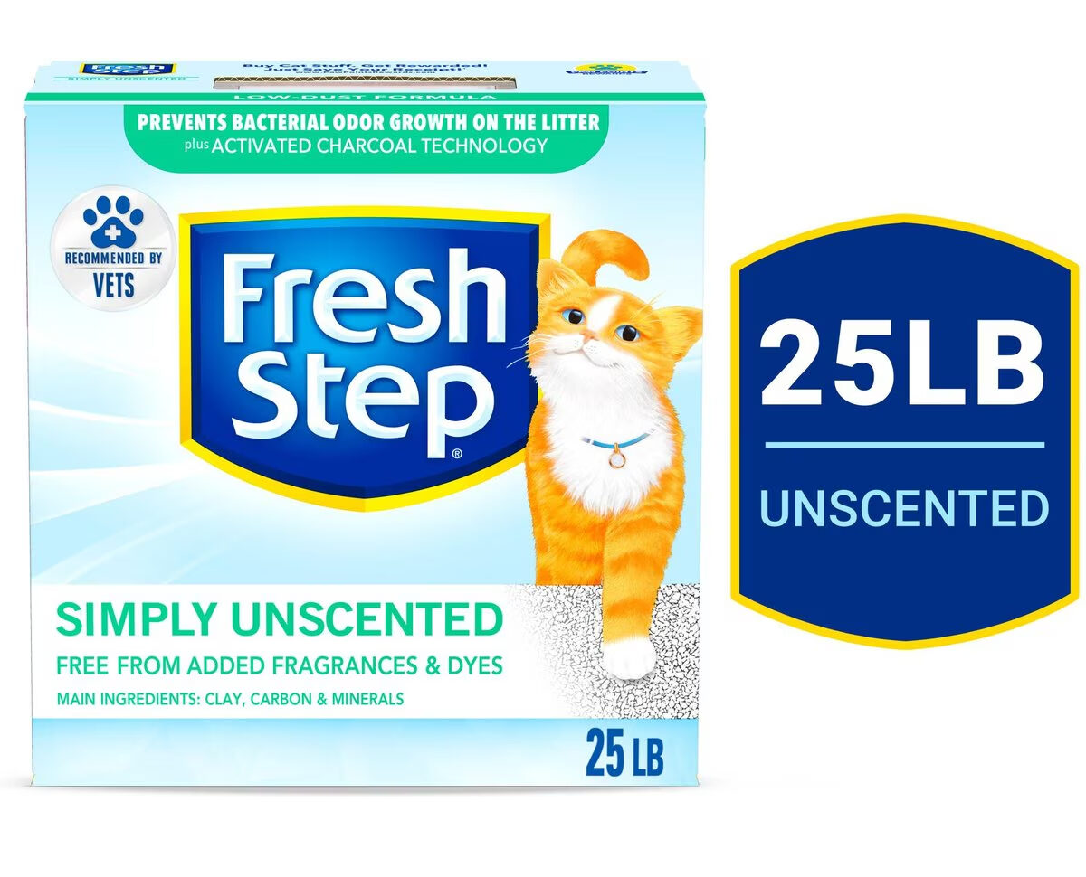 Fresh Step Simply Unscented Clumping Clay Cat Litter