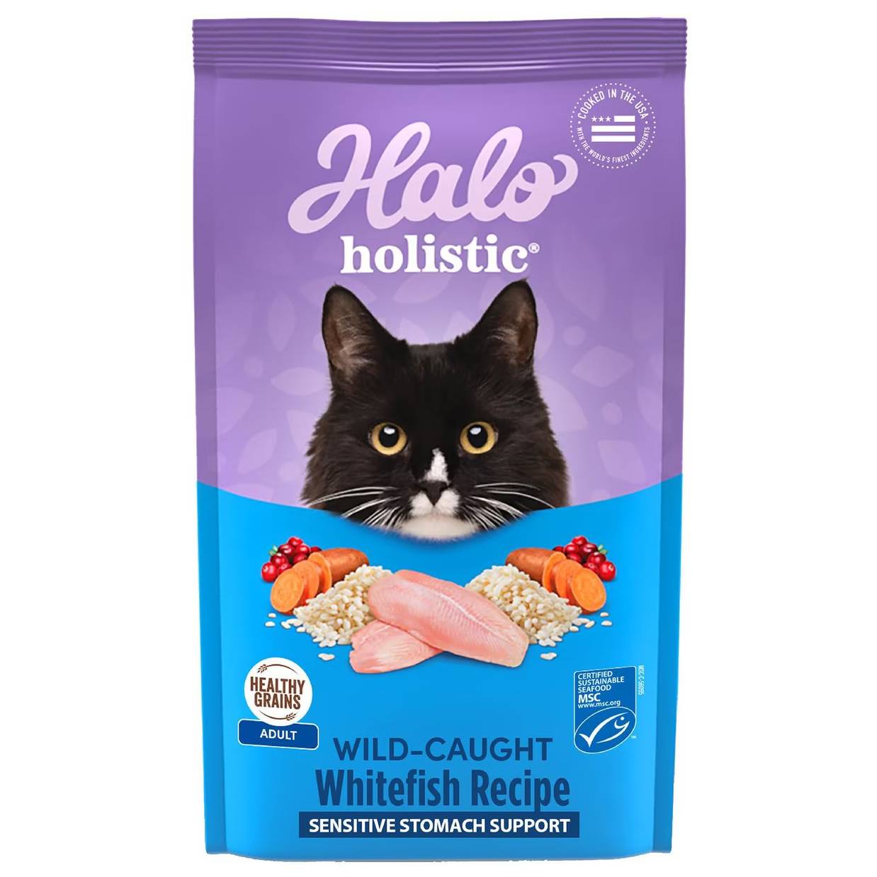 Halo Natural Sensitive Stomach Dry Cat Food