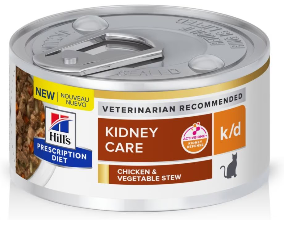 Hill's Prescription Diet k_d Kidney Care Chicken & Vegetable Stew Wet Cat Food