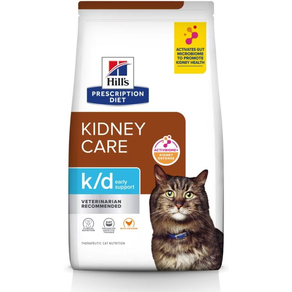 Hill's Prescription Diet k_d Kidney Care Early Support with Chicken Dry Cat Food