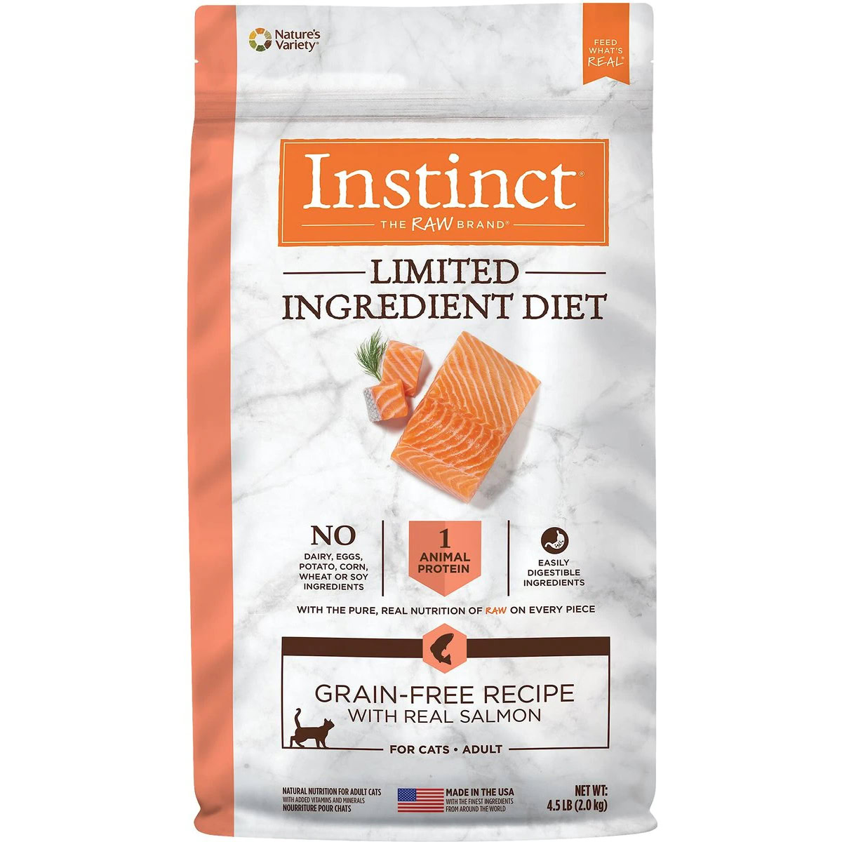 Instinct Limited Ingredient Diet Real Salmon Recipe Grain-Free Dry Cat Food