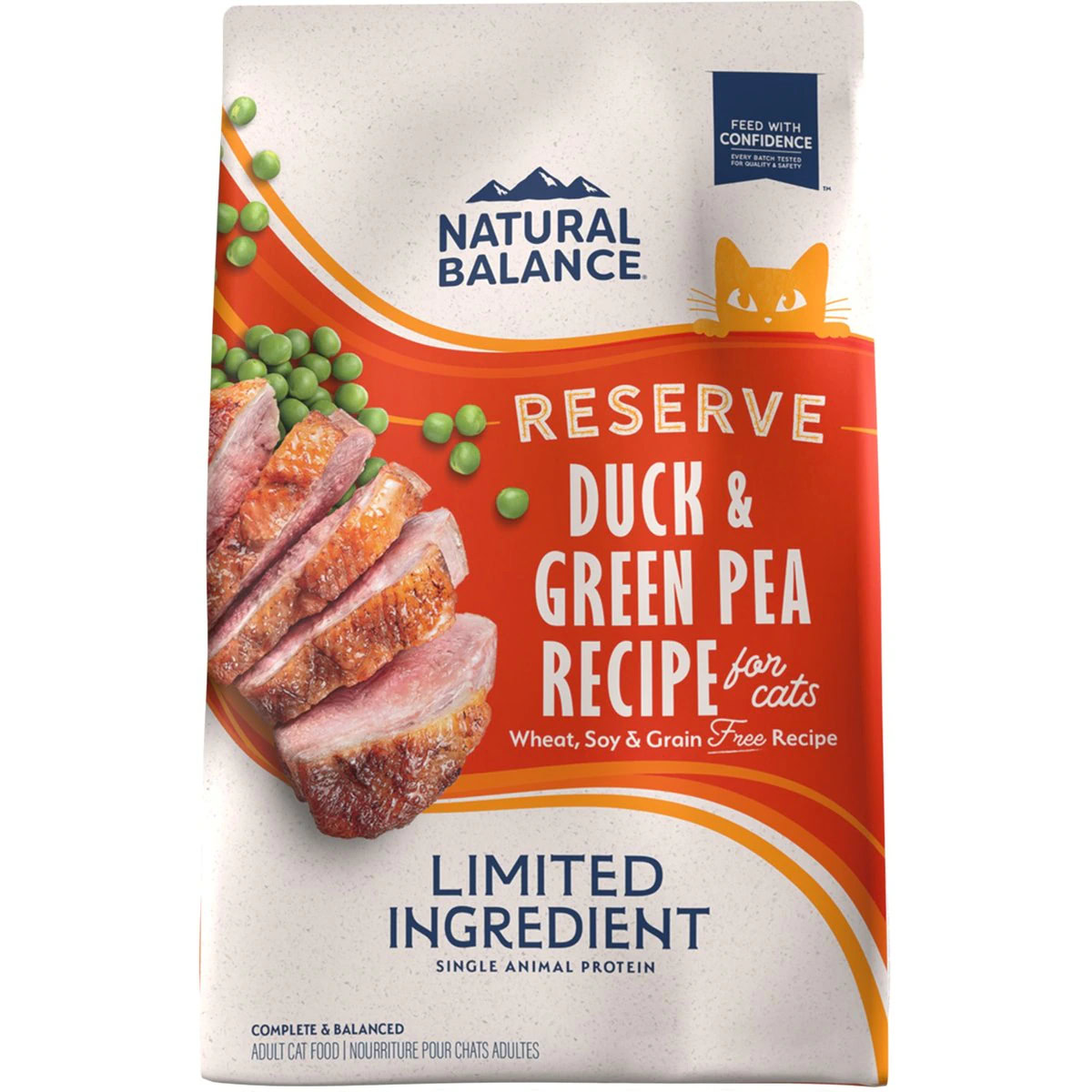 Natural Balance Limited Ingredient Grain-Free Duck & Green Pea Recipe Dry Cat Food 