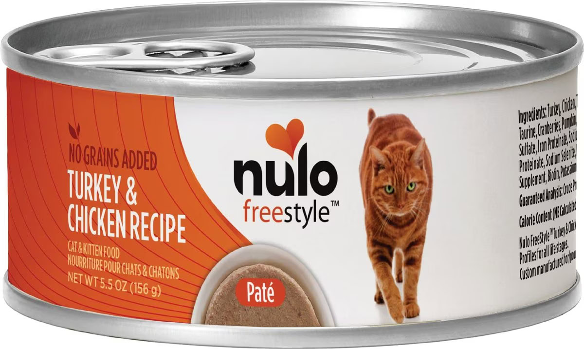 Nulo Freestyle Turkey & Chicken Recipe Grain-Free Canned Cat & Kitten Food