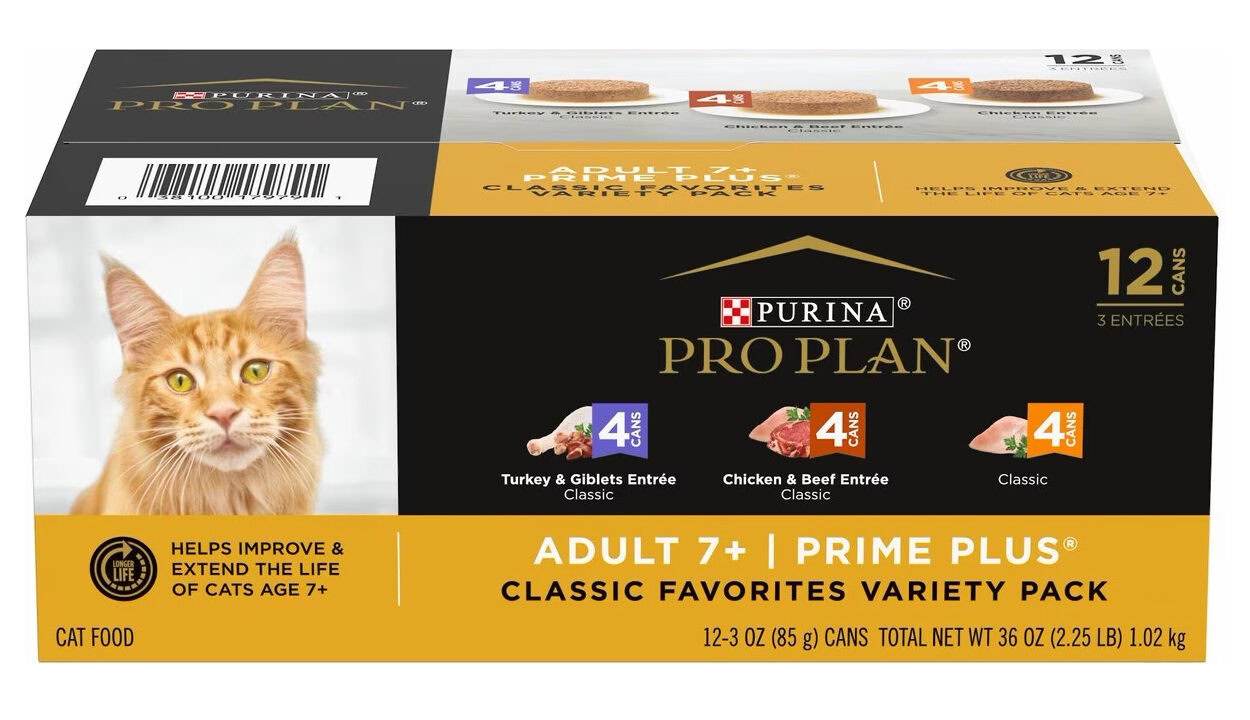 Purina Pro Prime Plus 7+ Poultry & Beef Variety Pack