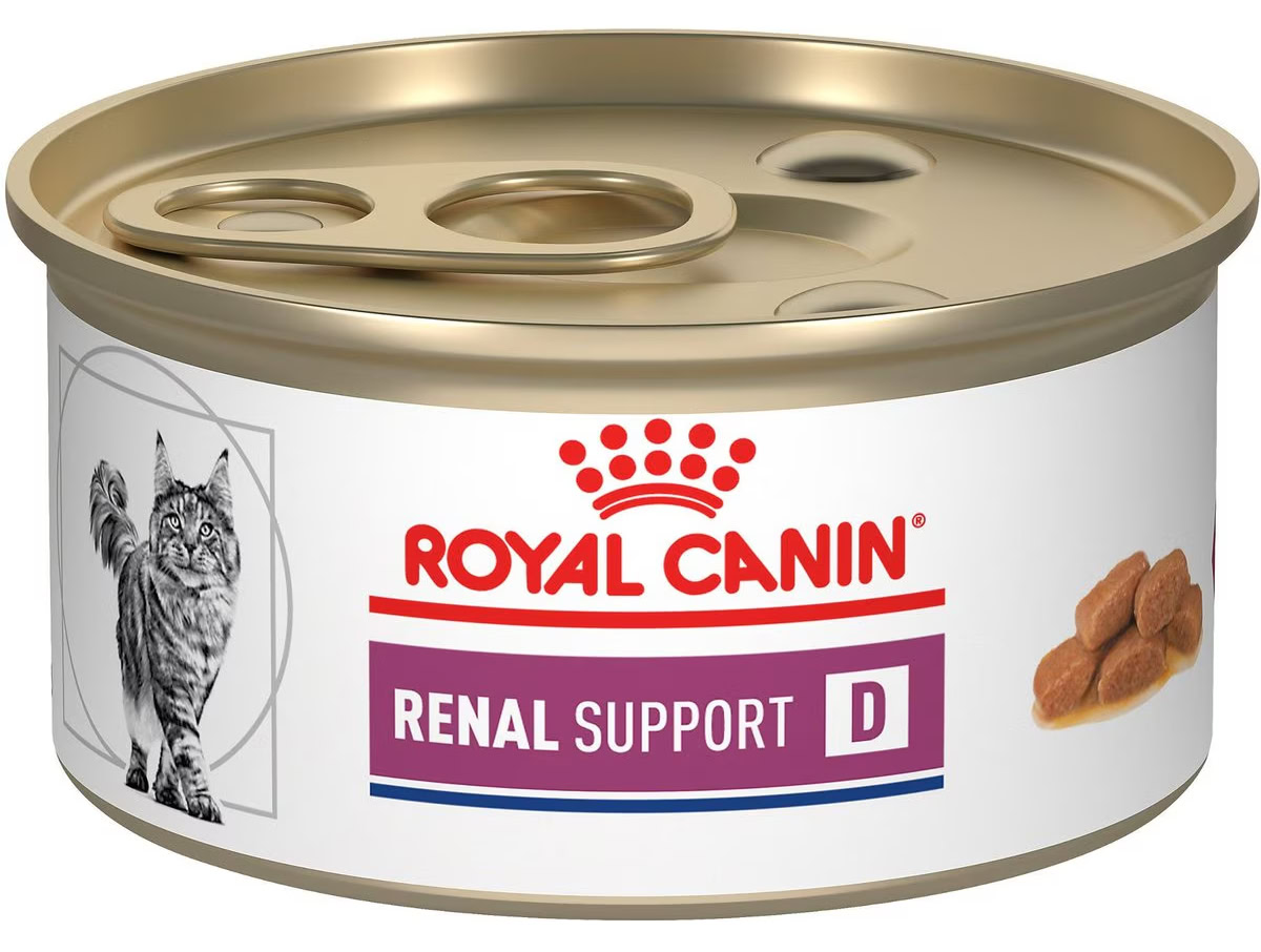 Royal Canin Veterinary Diet Adult Renal Support D Thin Slices in Gravy Canned Cat Food