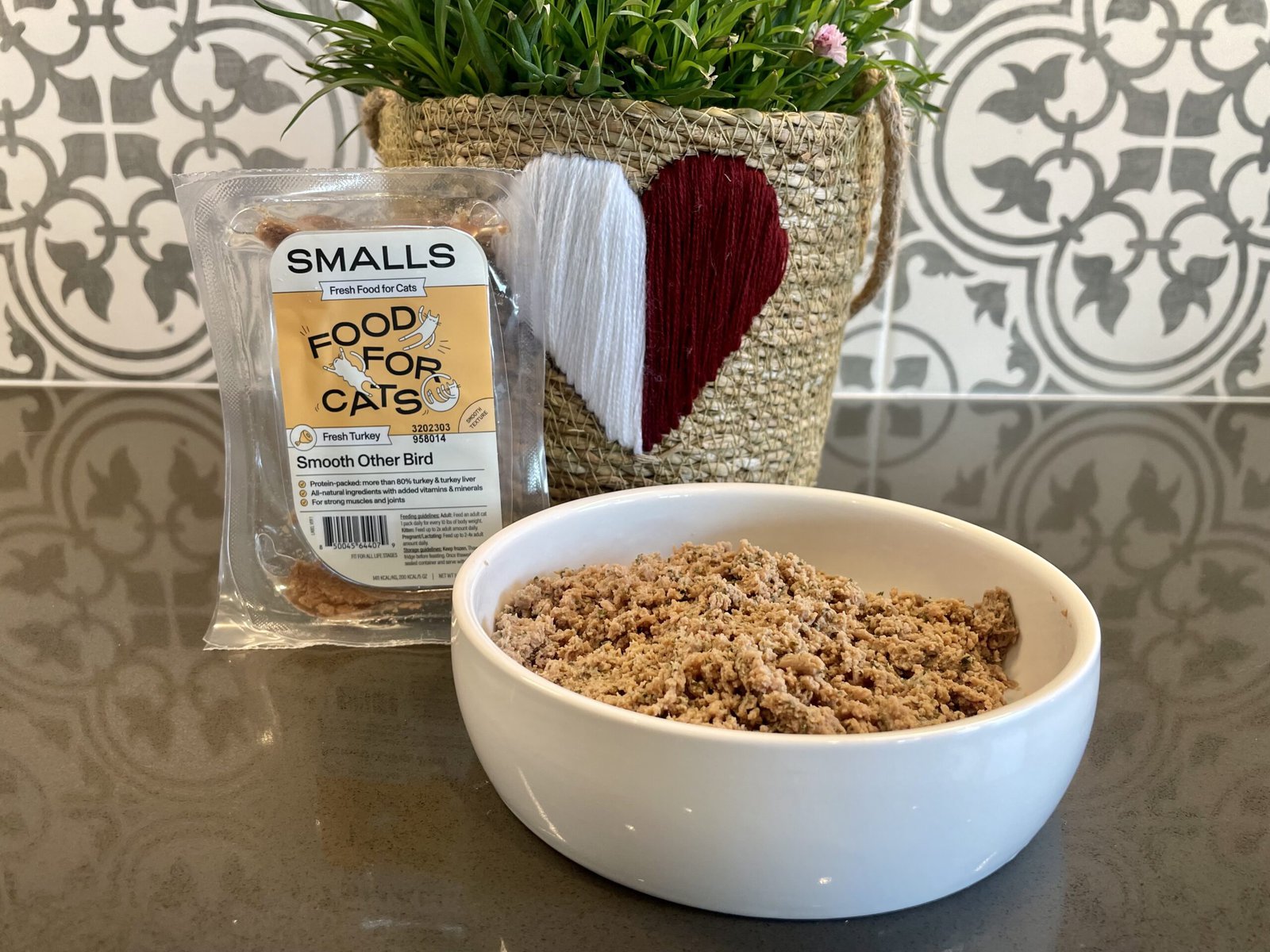 Smalls - Smooth Other Bird Food Bowl and Package