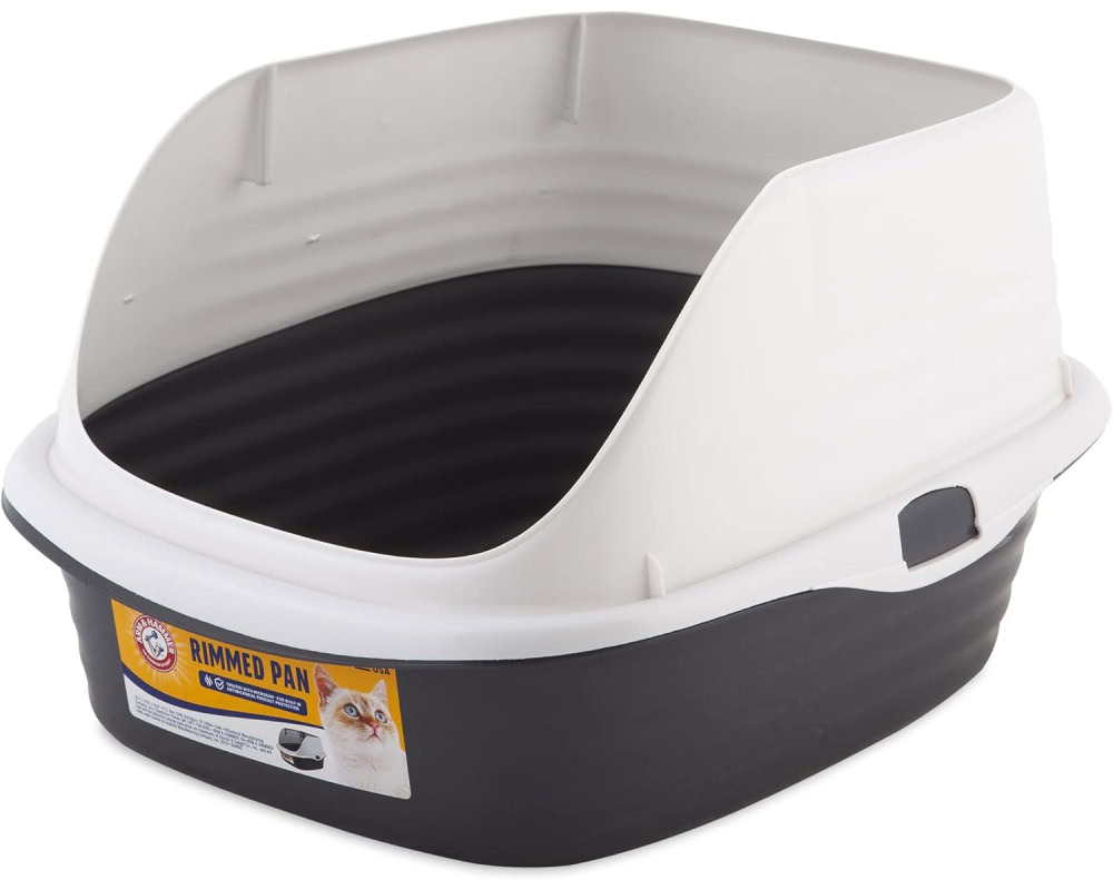 Arm & Hammer Rimmed Cat Litter Box