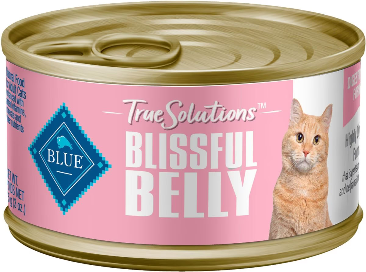 Blue Buffalo True Solutions Blissful Belly Digestive Care Formula Wet Cat Food 