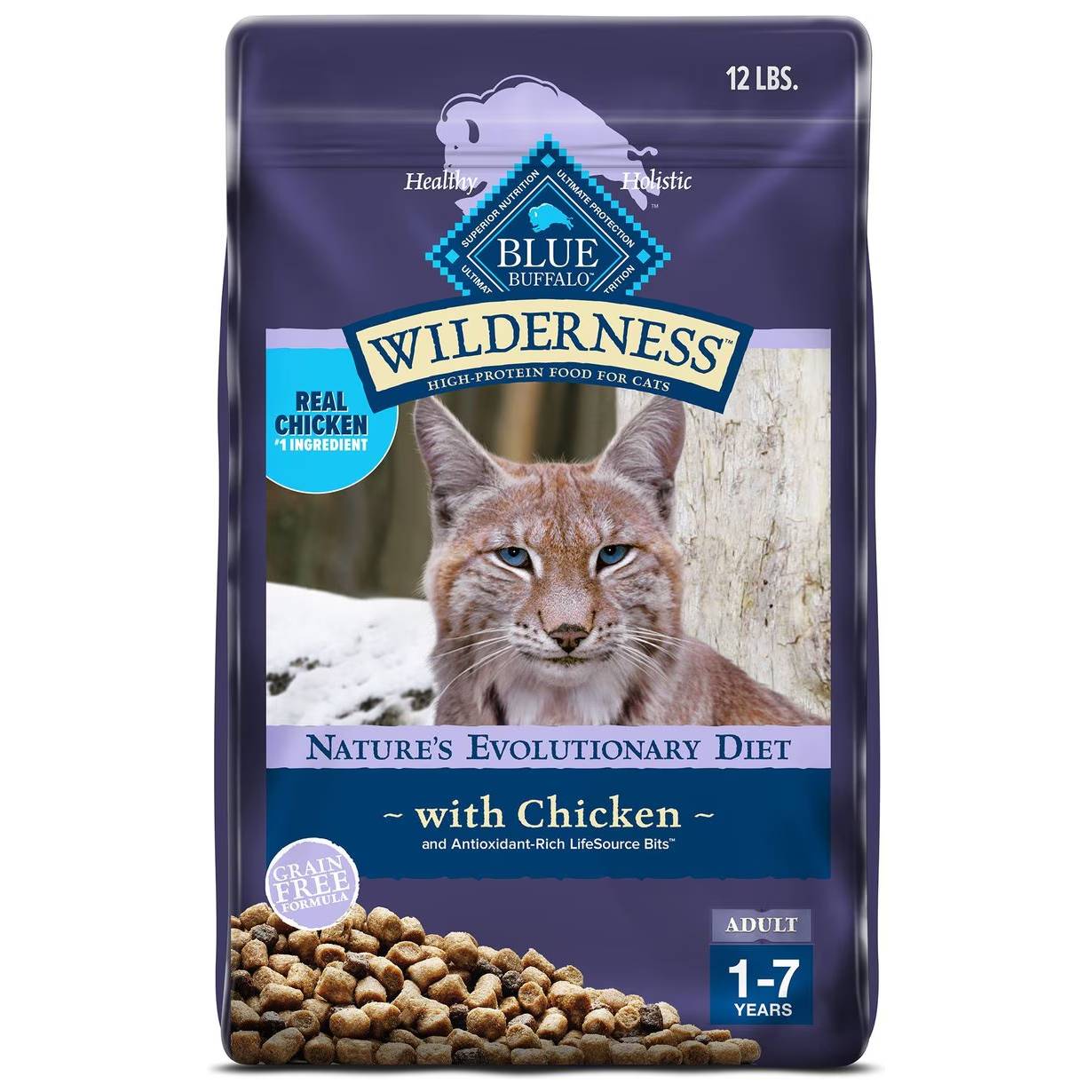 Blue Buffalo Wilderness Chicken Recipe Dry Cat Food
