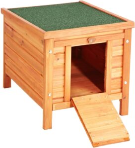 Bunny Business Rabbit Hide House/Run Hutch