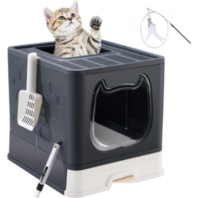 Pawsayes Foldable Litter Box