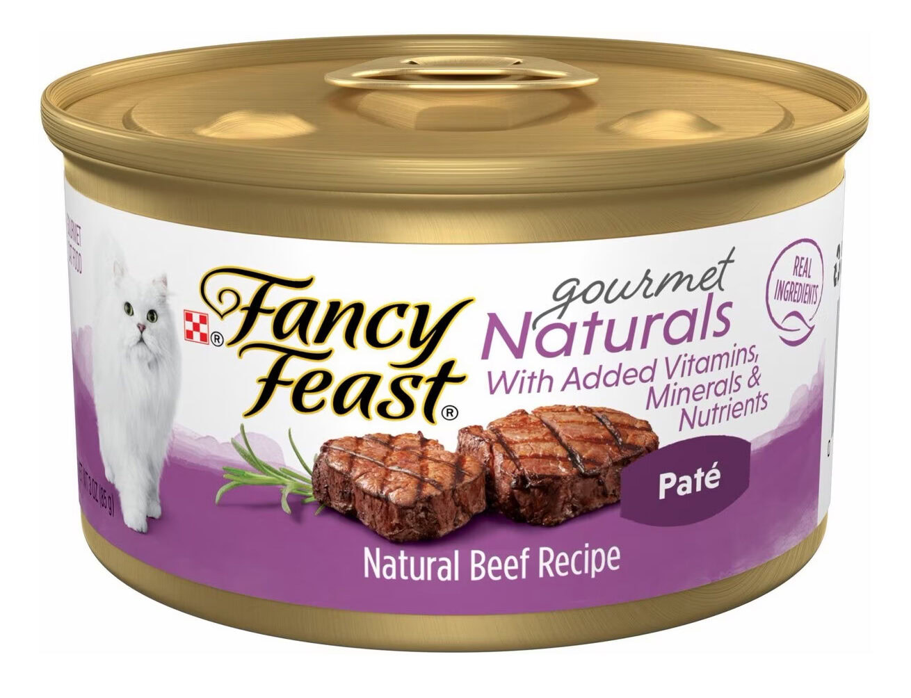 Fancy Feast Gourmet Naturals Beef Pate Cat Food