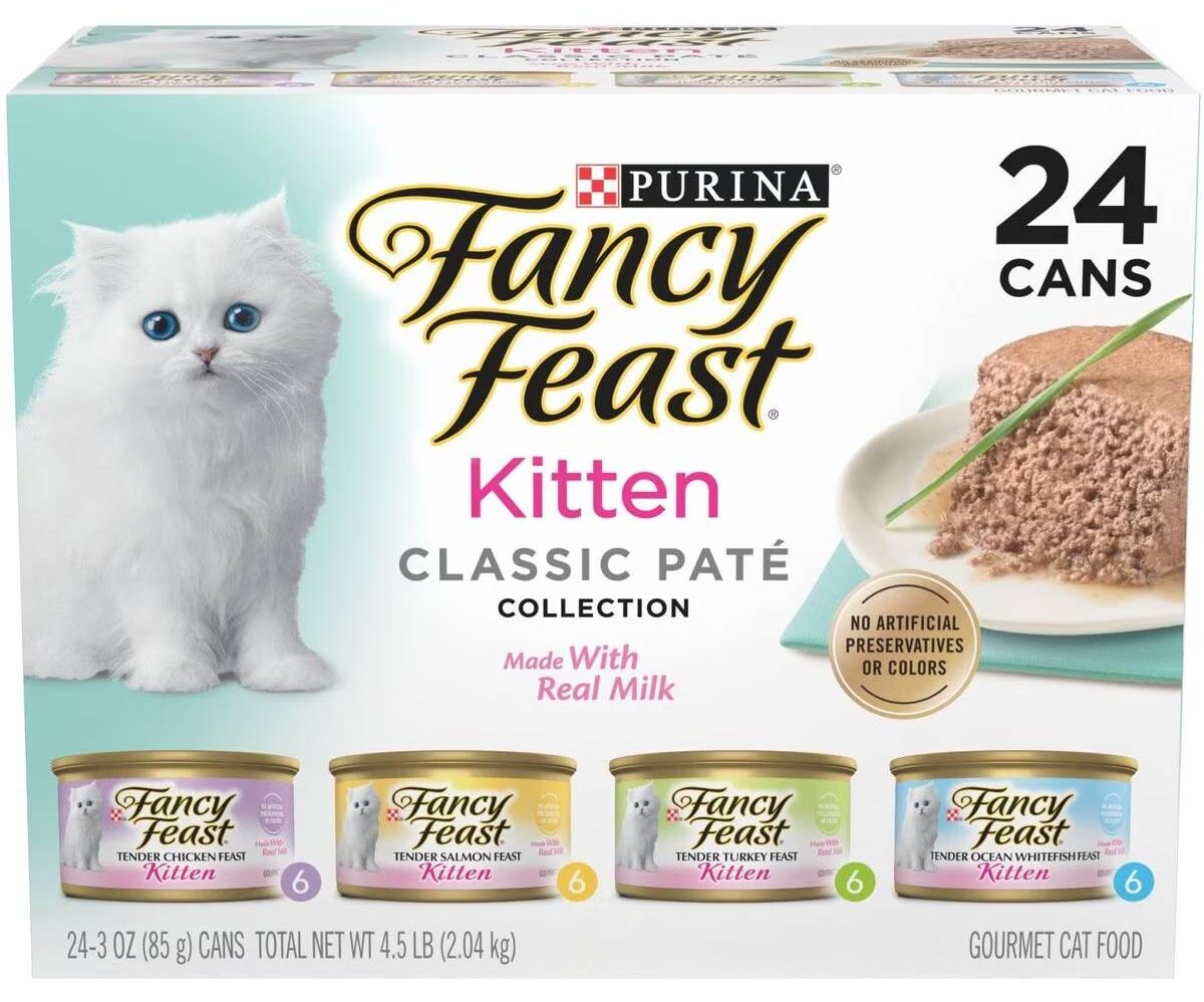 Fancy Feast Tender Feast Variety Pack Canned Kitten Food
