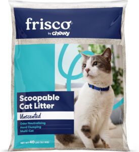 Frisco Multi-Cat Unscented Clay Cat Litter