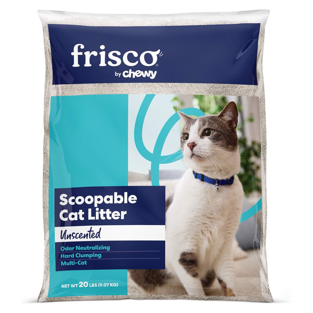 Frisco Multi-Cat Unscented Clumping Clay Cat Litter
